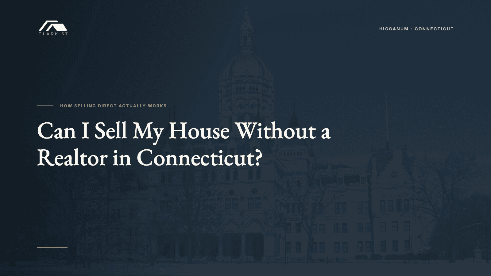 Can I Sell My House Without a Realtor in Connecticut?